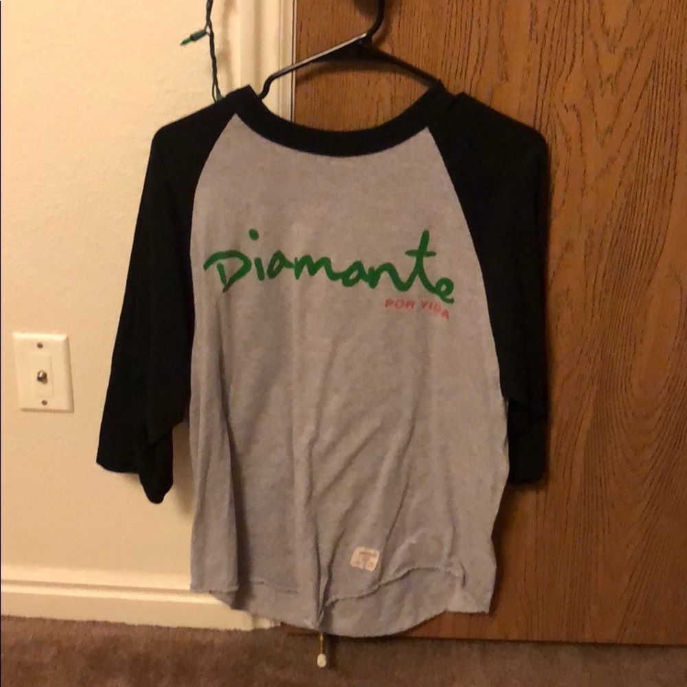 Diamond baseball tee